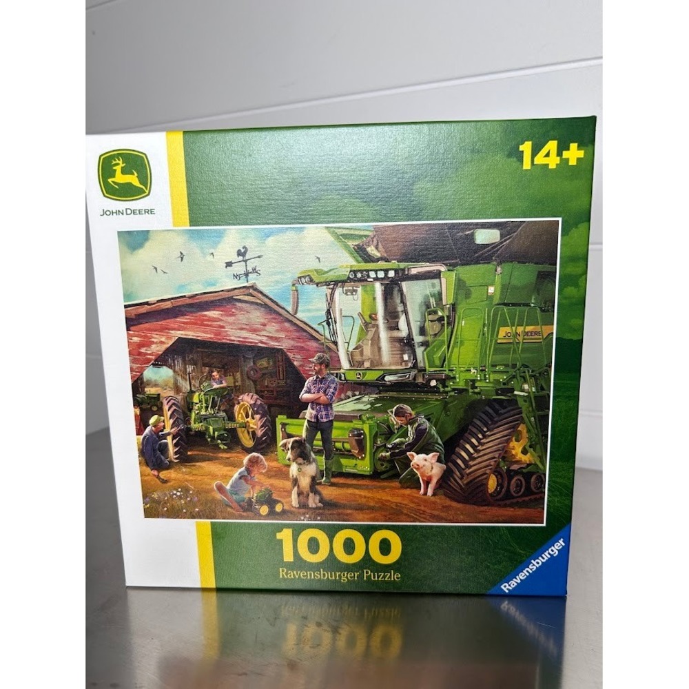 John Deere Then & Now‎ 1000 Piece Ravensburger Puzzle Ages 14+ New